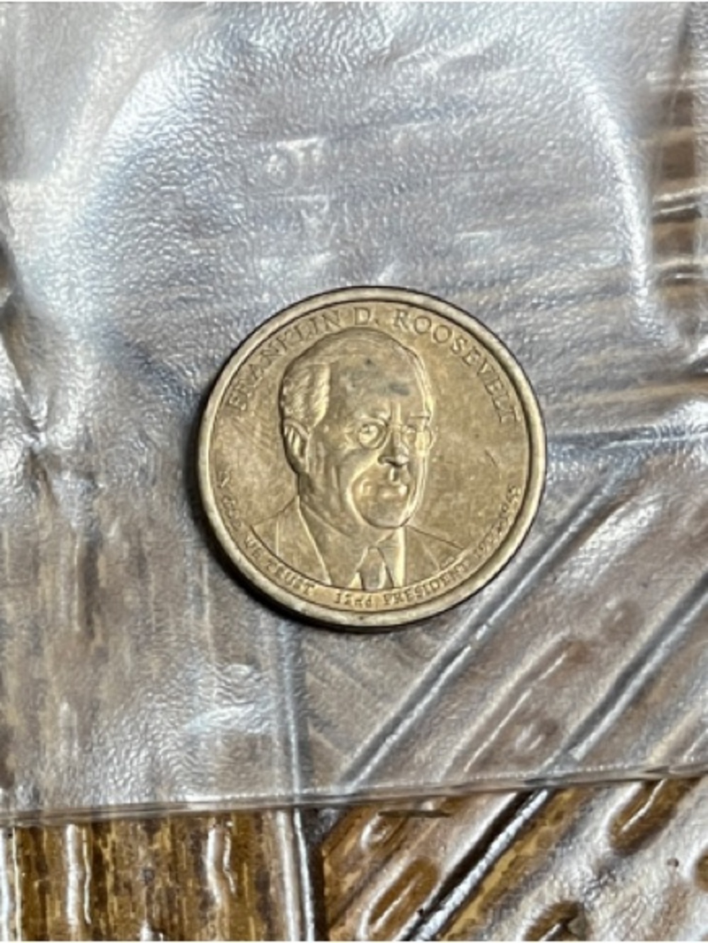Franklin D Roosevelt Presedential $1 Gold Coin